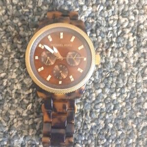 Michael Kors Tortoise Shell Watch MK 5038 Womens Watch